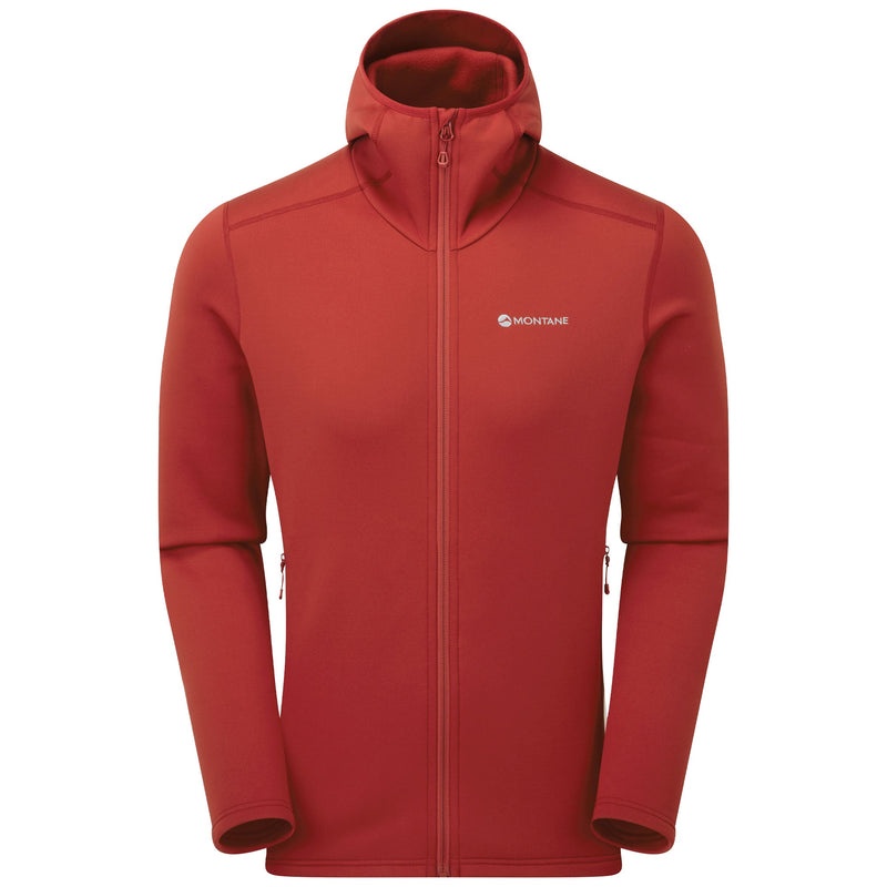 Montane Fury Hooded Fleecejackor Herr Röda | PWSUNI951