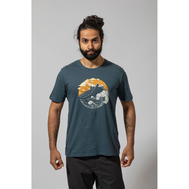 Montane Great Mountain T-Shirt Herr Blå | MTERNC740