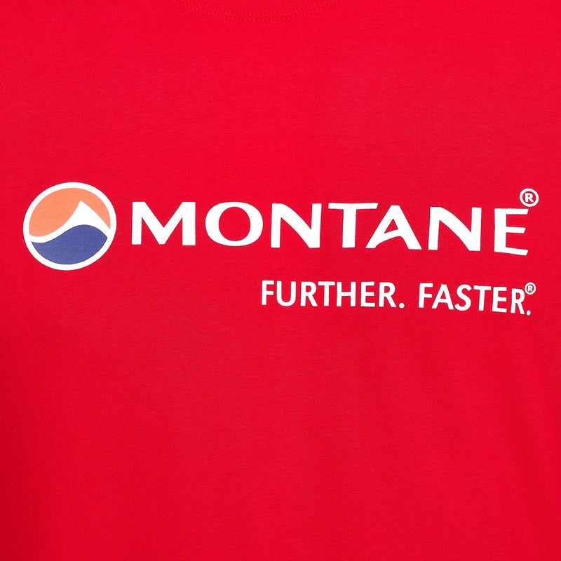 Montane Lätta Klassiska T-Shirt Herr Röda | ANEYHF541