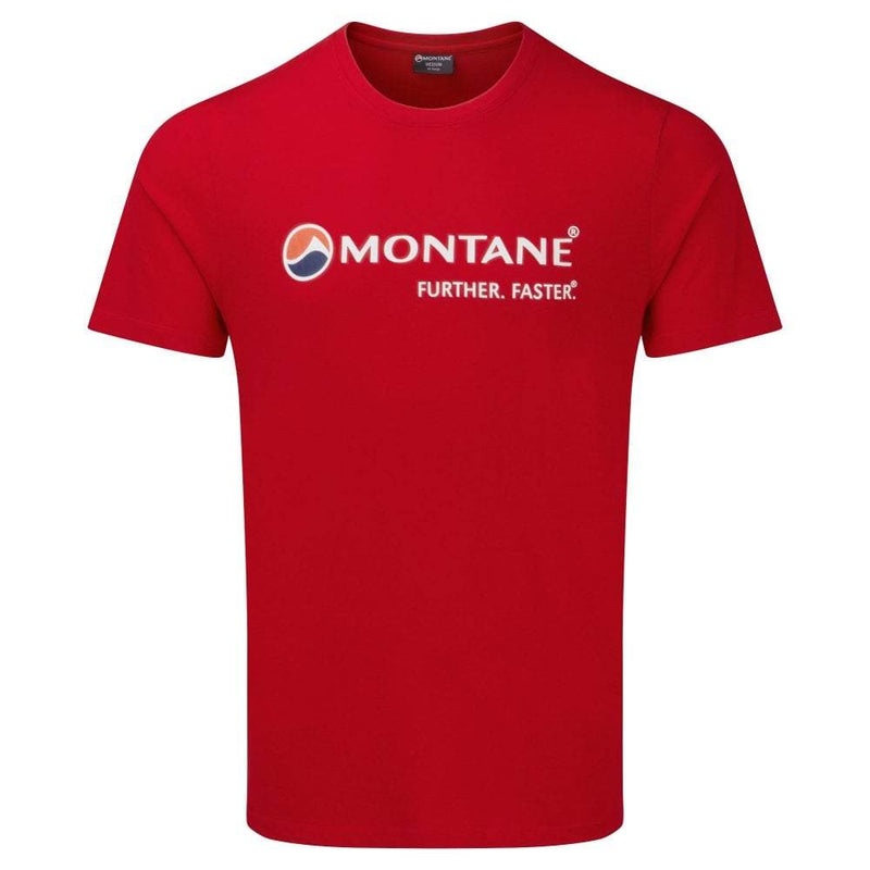 Montane Lätta Klassiska T-Shirt Herr Röda | ANEYHF541