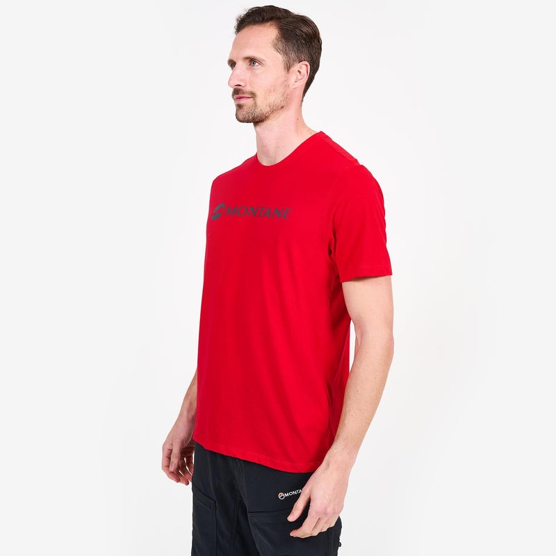 Montane Lätta Mono T-Shirt Herr Röda | FYPKEH506