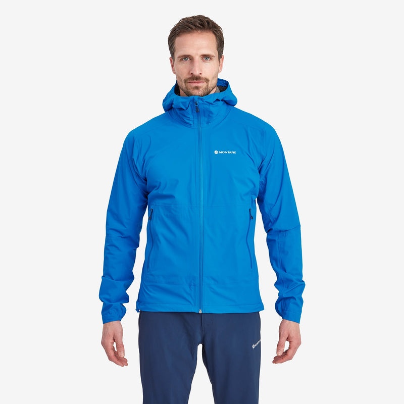 Montane Minimus Lite Regnjacka Herr Blå | QVICUX601