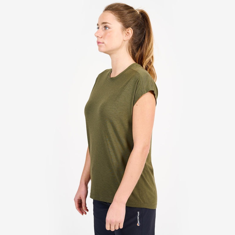 Montane Mira T-Shirt Dam Mörkgröna | SGRDWB365