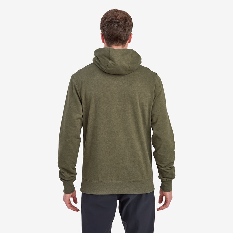 Montane Mono Logo Hoodie Herr Mörkgröna | GTPLVO275