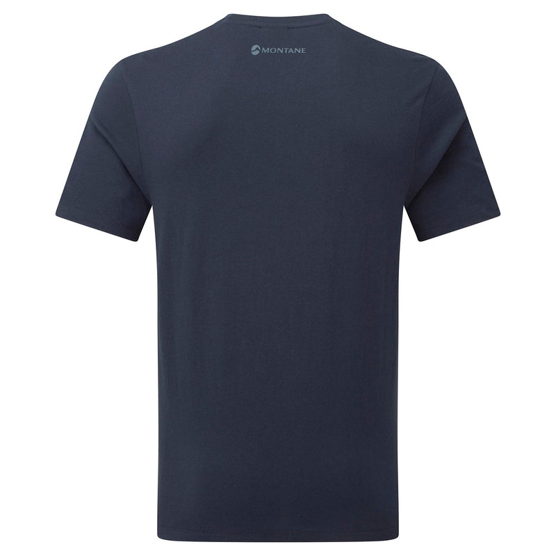 Montane Mono Logo T-Shirt Herr Blå | BITQYC290