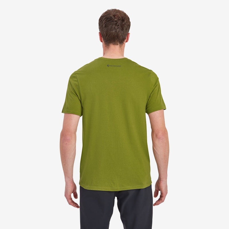 Montane Mono Logo T-Shirt Herr Gröna | IEGLSW481