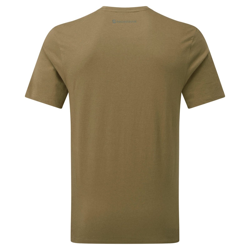 Montane Mono Logo T-Shirt Herr Olivgröna | PAZFTB691