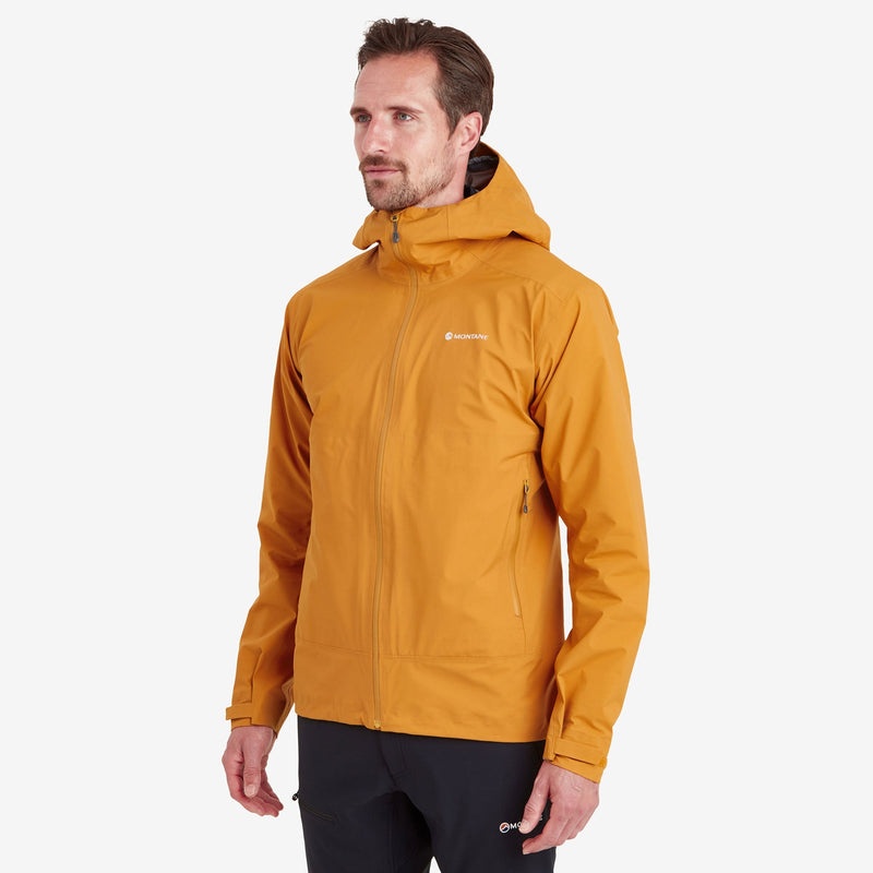 Montane Phase Lite Regnjacka Herr Orange | YEFNIX928