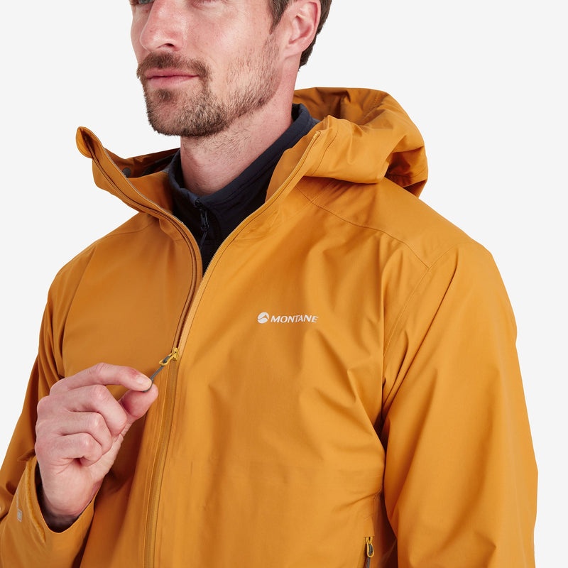 Montane Phase Lite Regnjacka Herr Orange | YEFNIX928