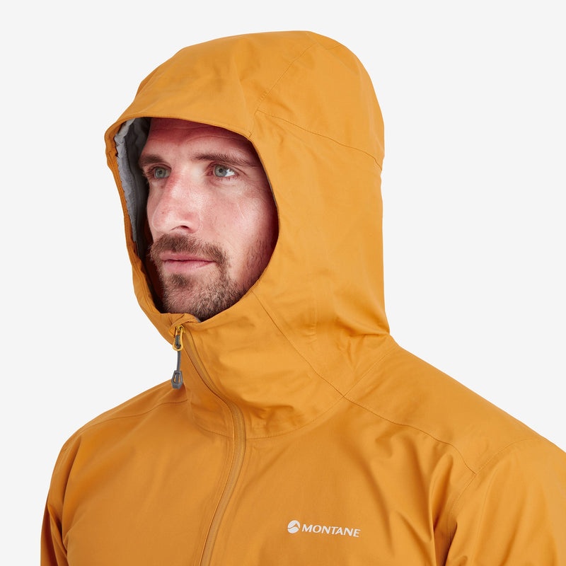 Montane Phase Lite Regnjacka Herr Orange | YEFNIX928