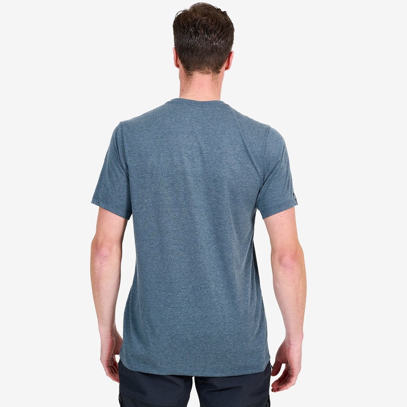 Montane Phase T-Shirt Herr Blå | EYOWZG514