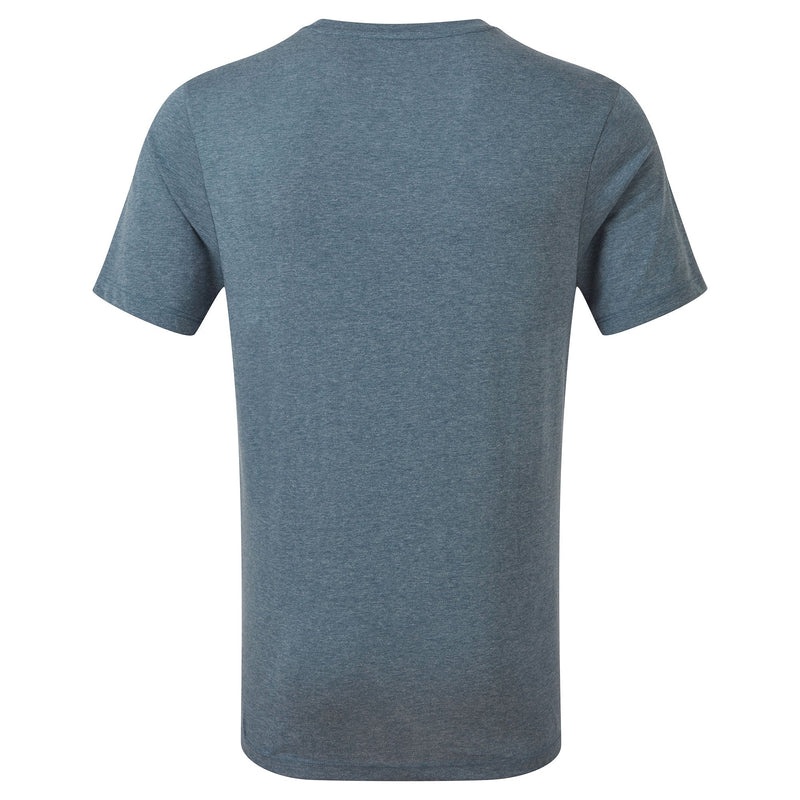 Montane Phase T-Shirt Herr Blå | EYOWZG514