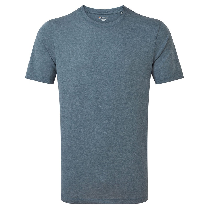 Montane Phase T-Shirt Herr Blå | EYOWZG514