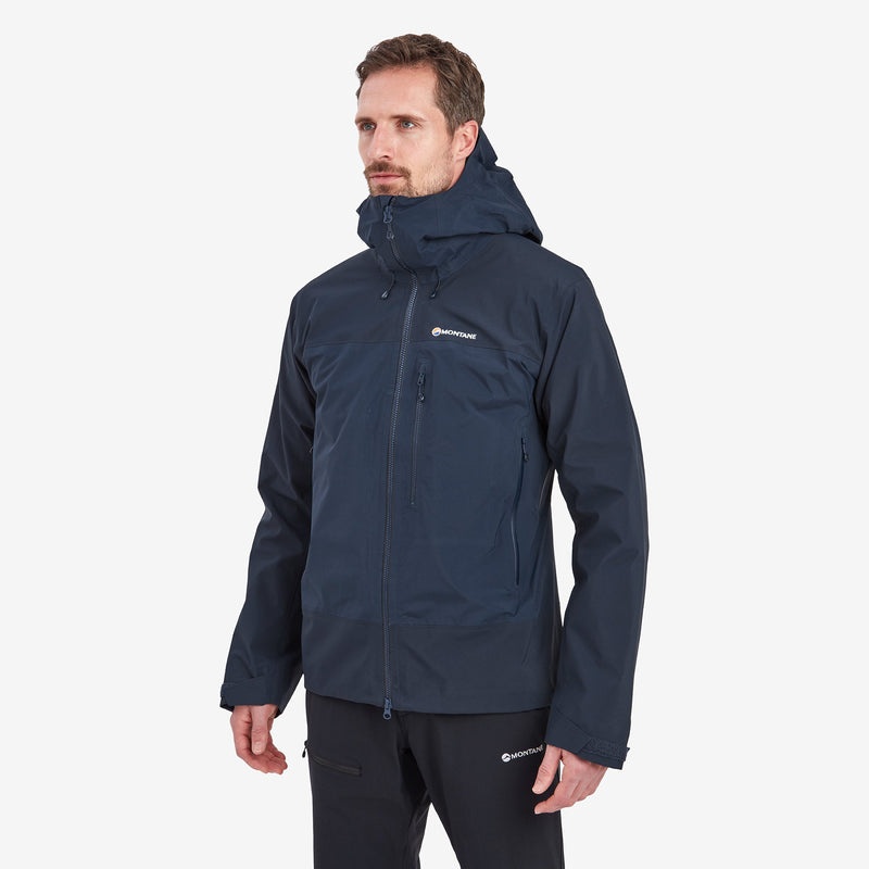 Montane Phase XPD Regnjacka Herr Marinblå | XELGNW784