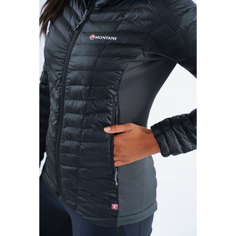 Montane Phoenix Stretch Huvjacka Dam Svarta | TLQSUO718