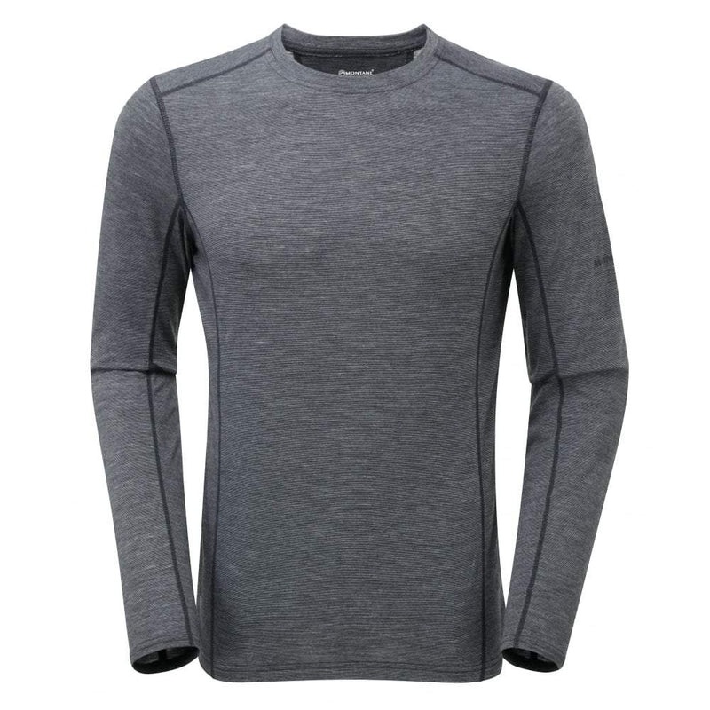 Montane Primino 140 Long Sleeve T-Shirt Herr Svarta | MITYWL826