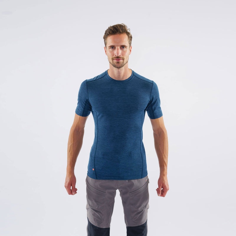 Montane Primino 140 T-Shirt Herr Blå | OCEFNH425