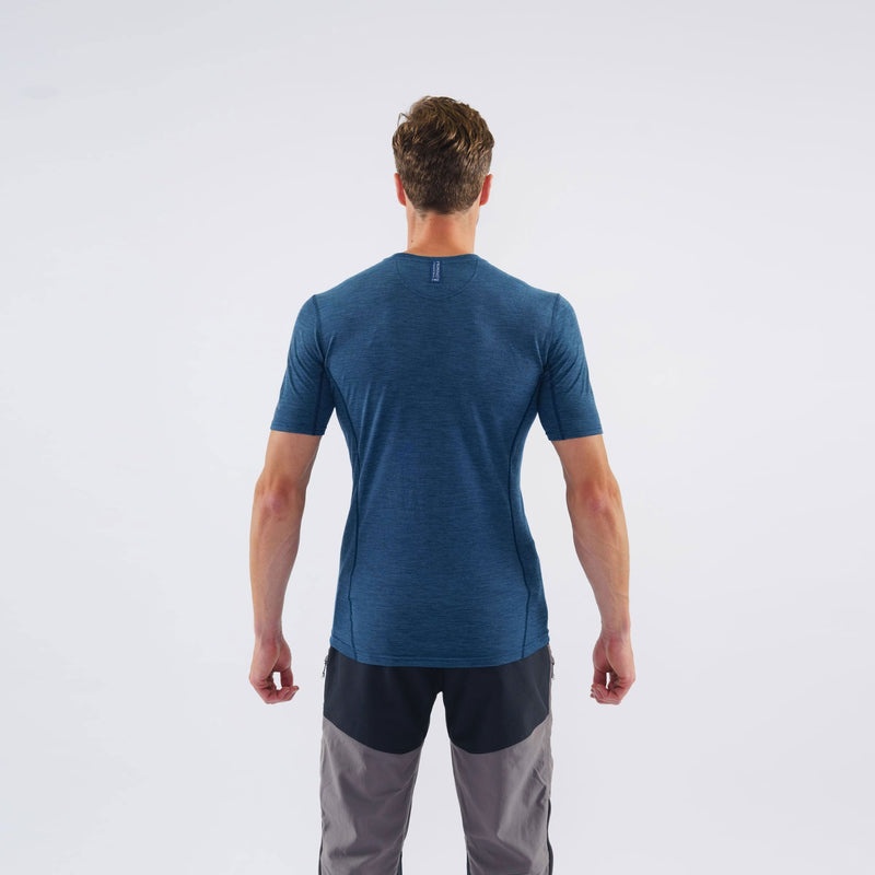 Montane Primino 140 T-Shirt Herr Blå | OCEFNH425