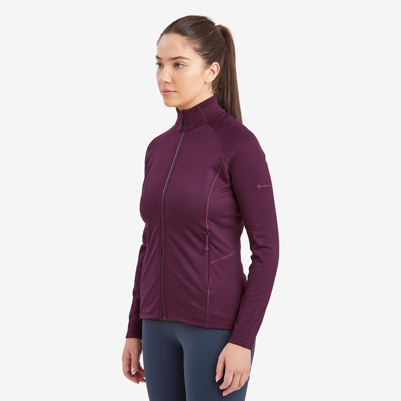 Montane Protium Fleecejackor Dam Lila | ZUMWVG675