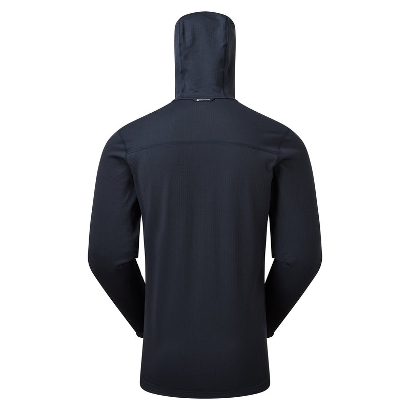 Montane Protium Hooded Fleecejackor Herr Marinblå | FEMNXW409