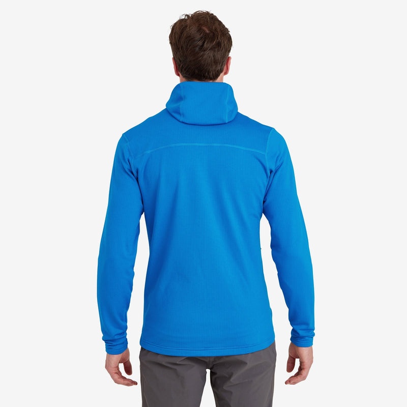 Montane Protium Hooded Fleecejackor Herr Blå | UQCDTB396