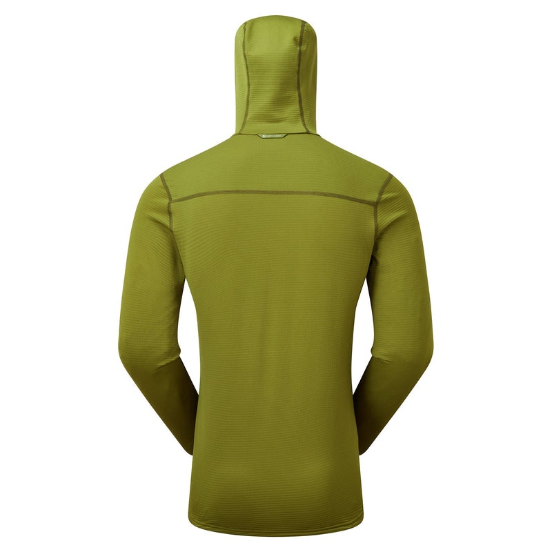 Montane Protium Lite Pull On Fleece Hoodie Herr Gröna | JBKMYC150