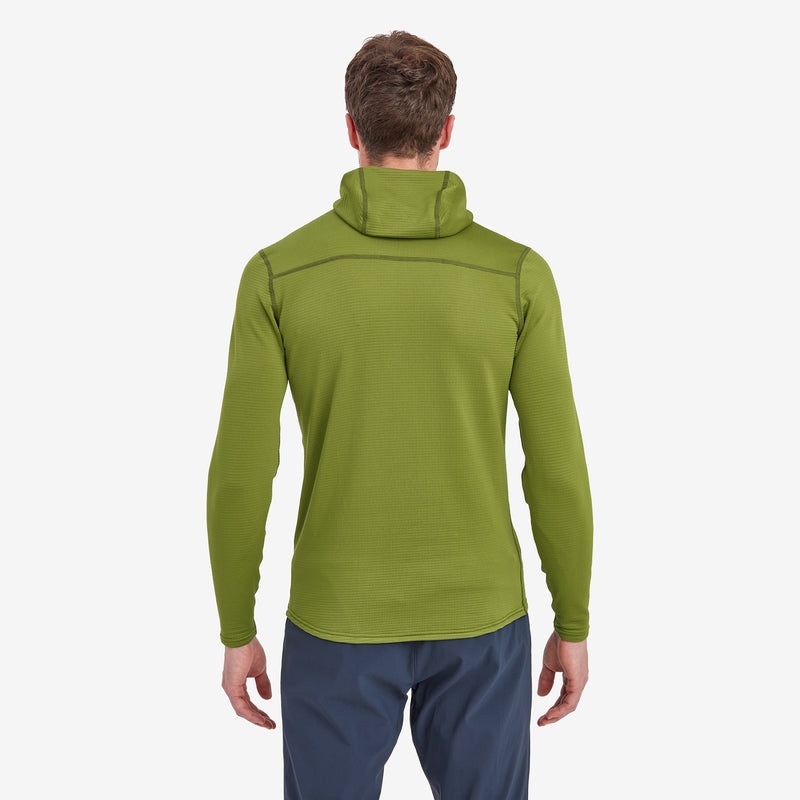 Montane Protium Lite Pull On Fleece Hoodie Herr Gröna | JBKMYC150