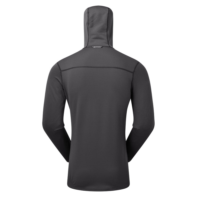 Montane Protium Lite Pull On Fleece Hoodie Herr Mörkgrå | LPTQYG071