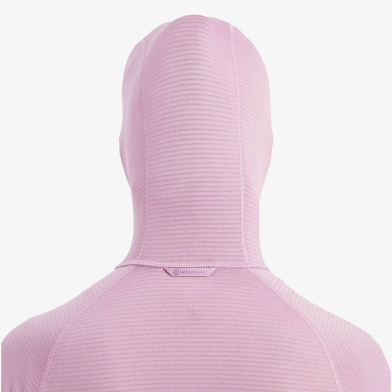 Montane Protium Lite Pull On Fleece Hoodie Dam Rosa | CWJNZD706