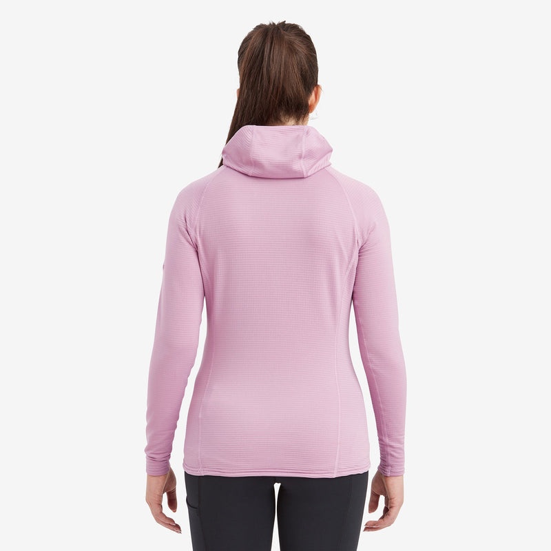 Montane Protium Lite Pull On Fleece Hoodie Dam Rosa | CWJNZD706