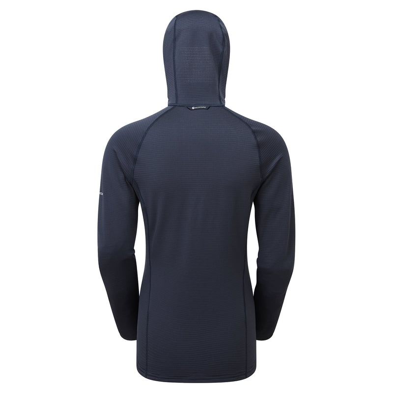 Montane Protium Lite Pull On Fleece Hoodie Dam Marinblå | KSIFTD085