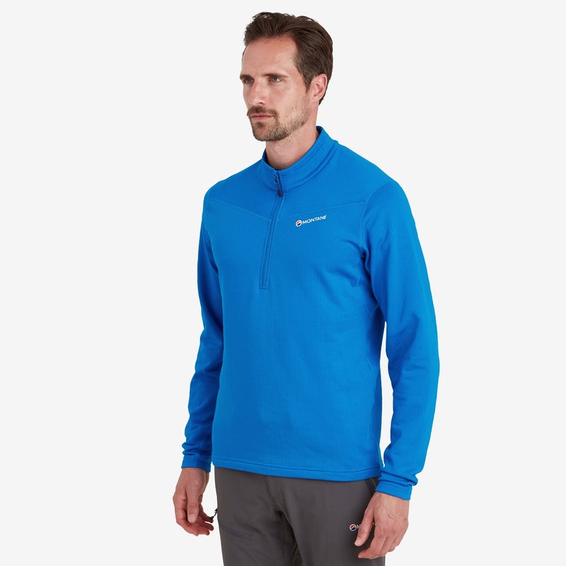 Montane Protium Pull On Fleece Tröjor Herr Blå | QJGSOC492