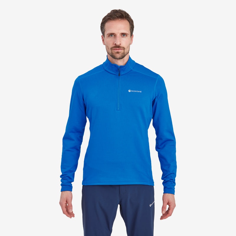 Montane Protium Pull On Fleece Tröjor Herr Blå | QJGSOC492