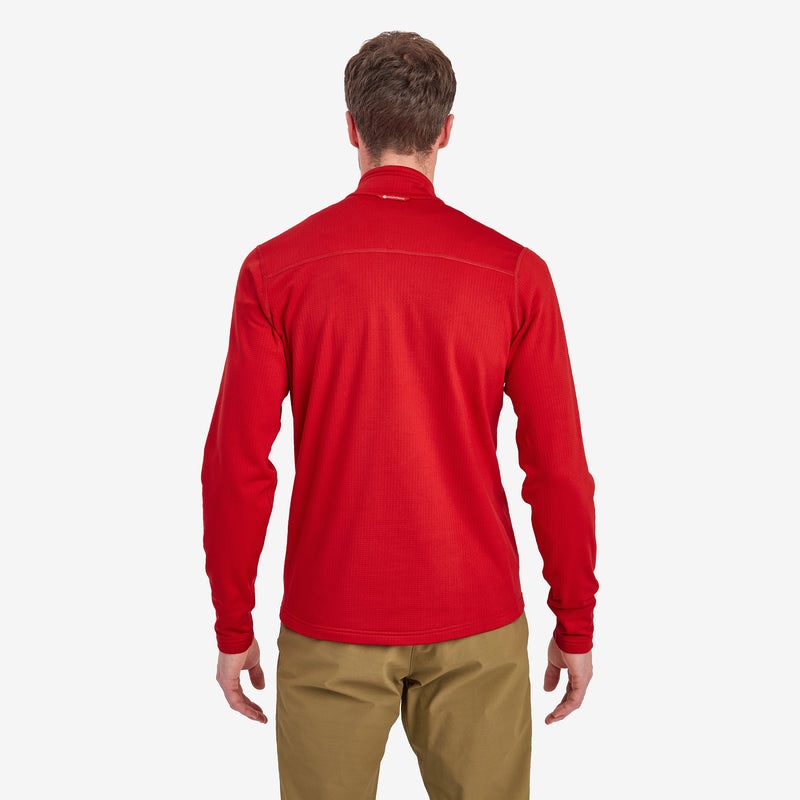 Montane Protium Pull On Fleece Tröjor Herr Röda | PEUHGM478