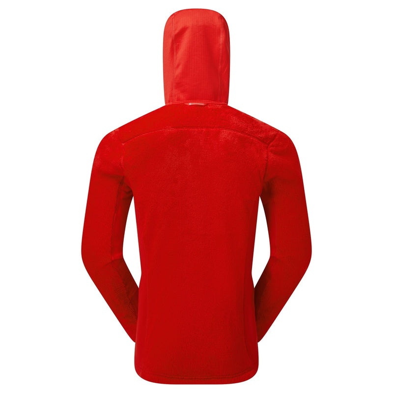 Montane Protium XPD Hooded Fleecejackor Herr Röda | QTYVZW805