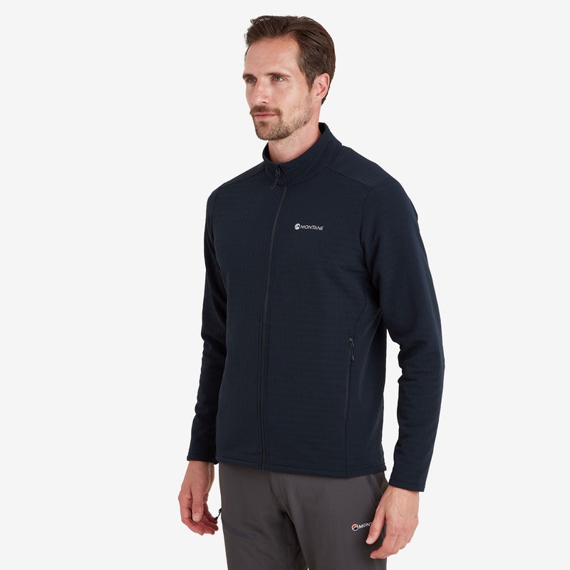 Montane Protium XT Fleecejackor Herr Marinblå | EVIUHW904