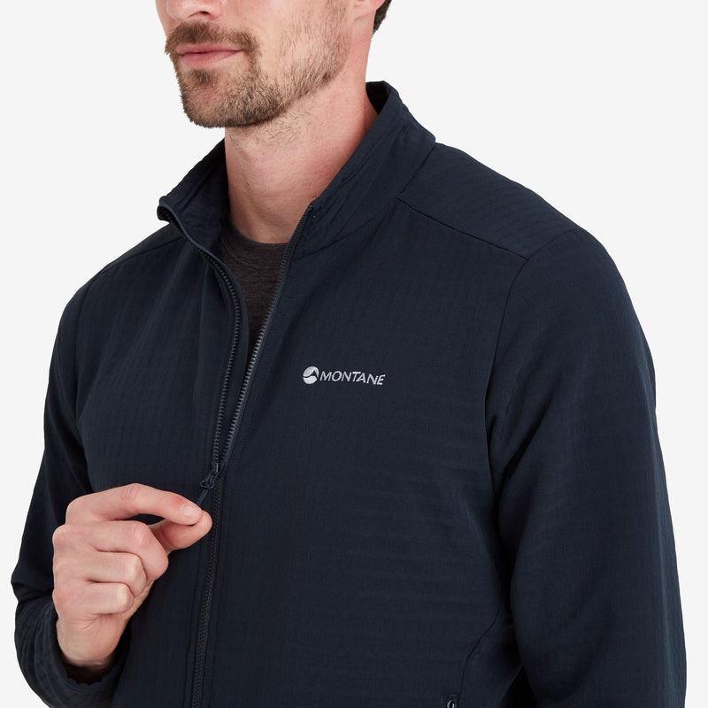 Montane Protium XT Fleecejackor Herr Marinblå | EVIUHW904