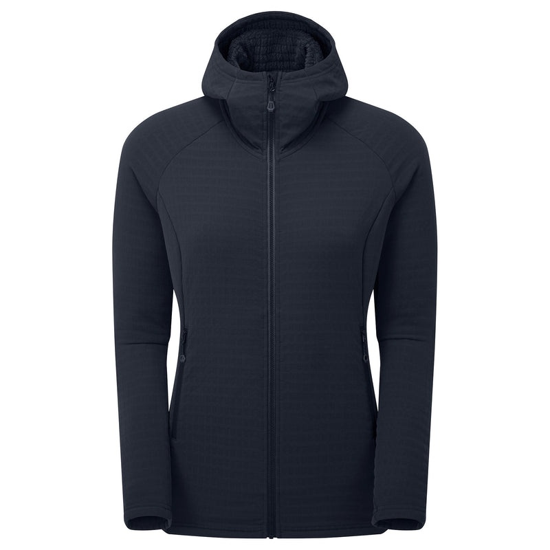 Montane Protium XT Hooded Fleecejackor Dam Marinblå | BRMHCJ125