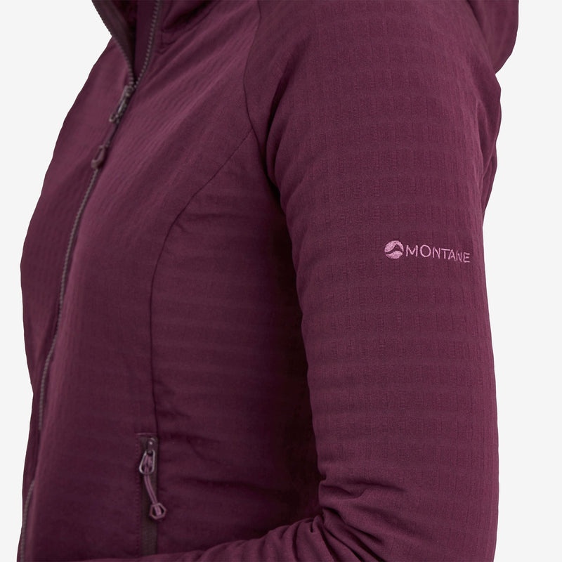 Montane Protium XT Hooded Fleecejackor Dam Lila | UGDICY510