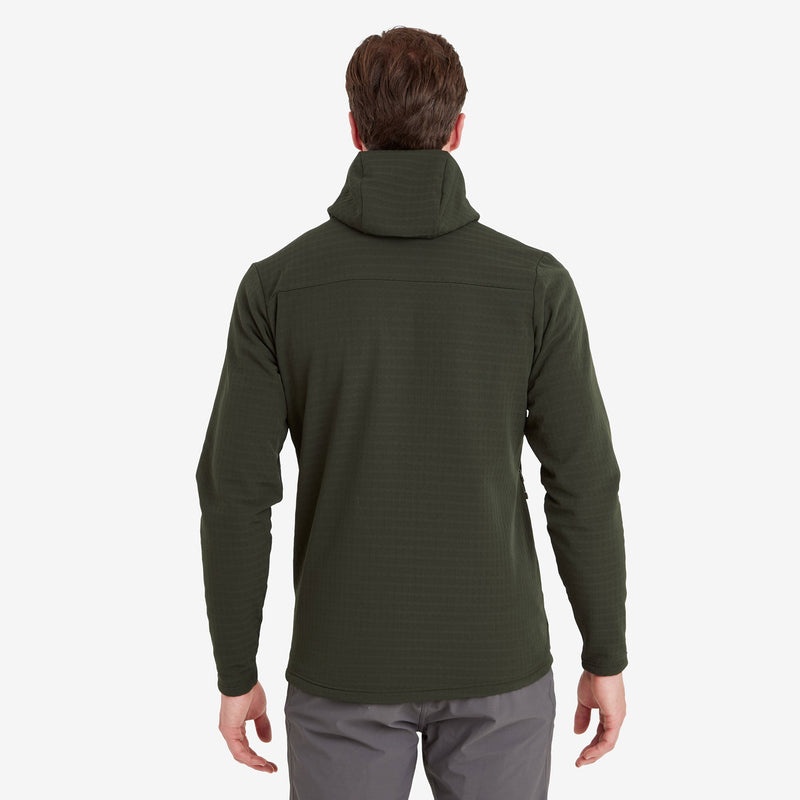 Montane Protium XT Hooded Fleecejackor Herr Mörkgröna | NHQUAW879