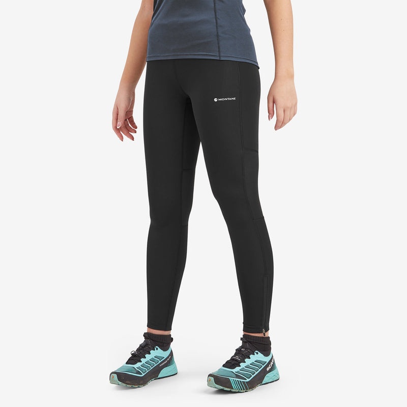 Montane Slipstream Trail Löpar Leggings Dam Svarta | YFPLMW198