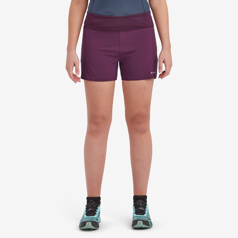 Montane Slipstream Twin Skin Trail Löpar Shorts Dam Lila | MTRXEN375