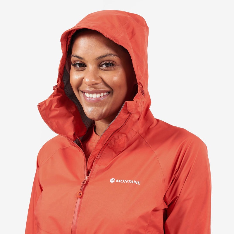 Montane Spine Regnjacka Dam Korall | LNQGRT879