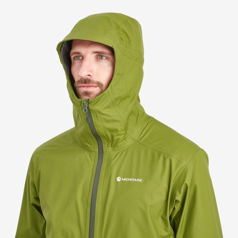 Montane Spirit Lite Regnjacka Herr Gröna | CKOPLJ542