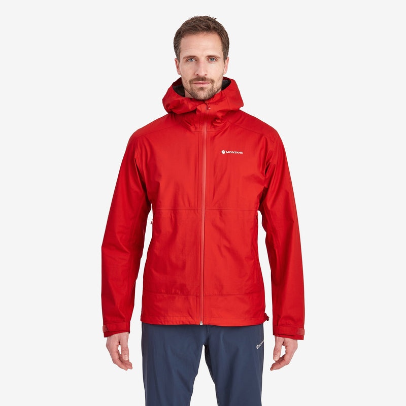 Montane Spirit Lite Regnjacka Herr Röda | UATBZL125