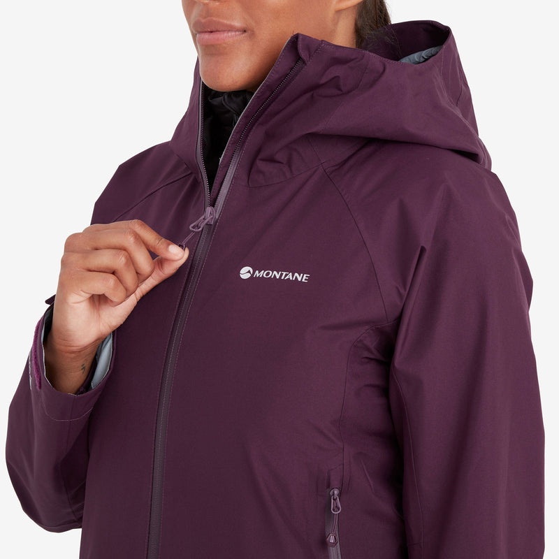 Montane Spirit Regnjacka Dam Lila | CQGYUT496