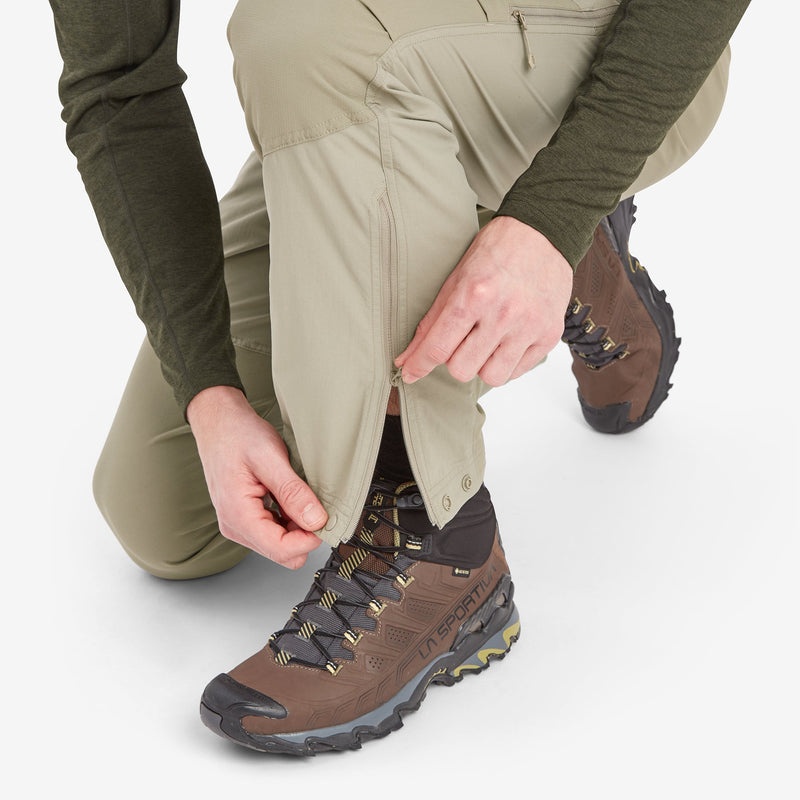 Montane Terra Byxor Herr Khaki | IVSEOB295