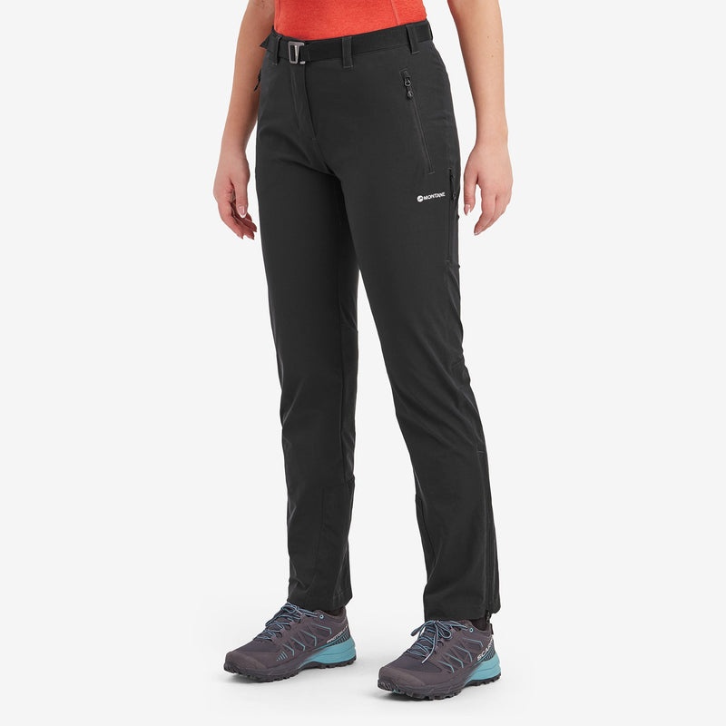 Montane Terra Stretch Byxor Dam Svarta | ZJFQTP415