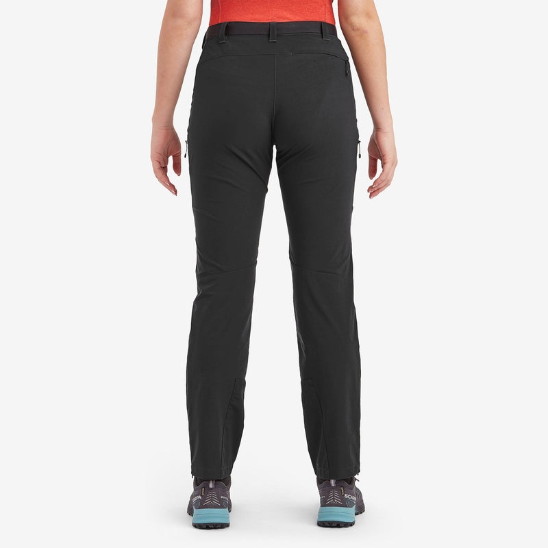 Montane Terra Stretch Byxor Dam Svarta | ZJFQTP415