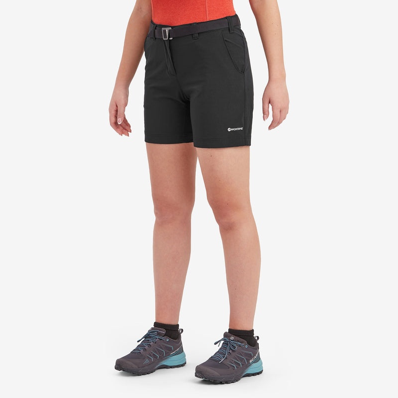 Montane Terra Stretch Lite Shorts Dam Svarta | DXCLRS417